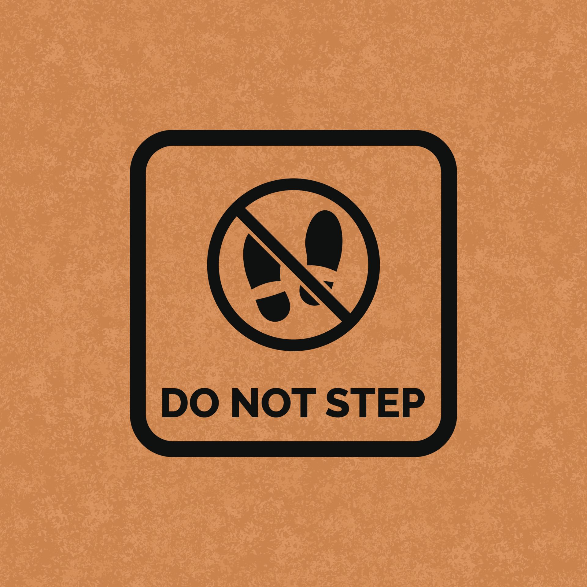 Do not step packaging mark icon symbol vector 24338678 Vector Art at Do not step packaging mark icon symbol vector 24338678 Vector Art at