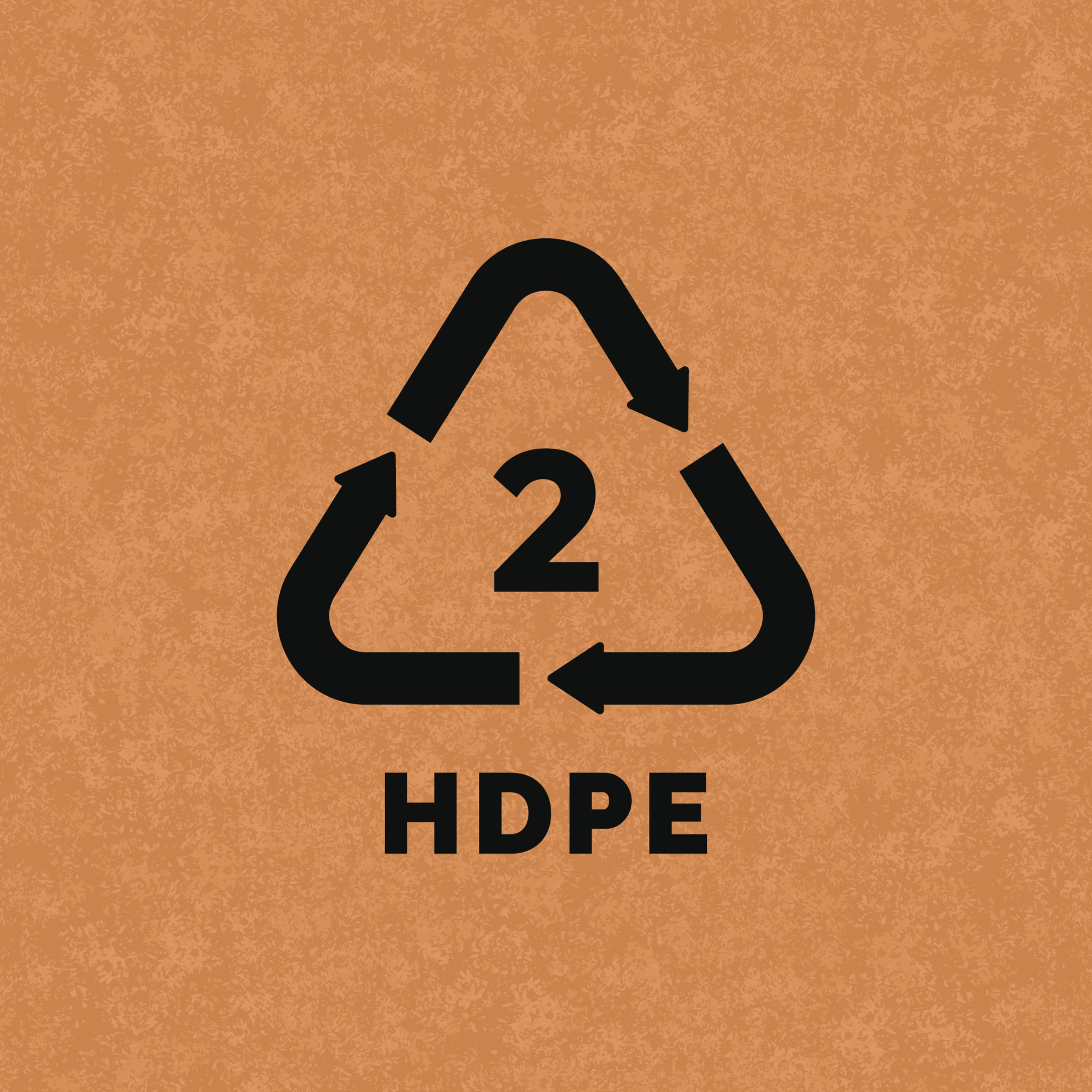 HDPE 2 plastic recycle symbol icon vector 24338722 Vector Art at Vecteezy