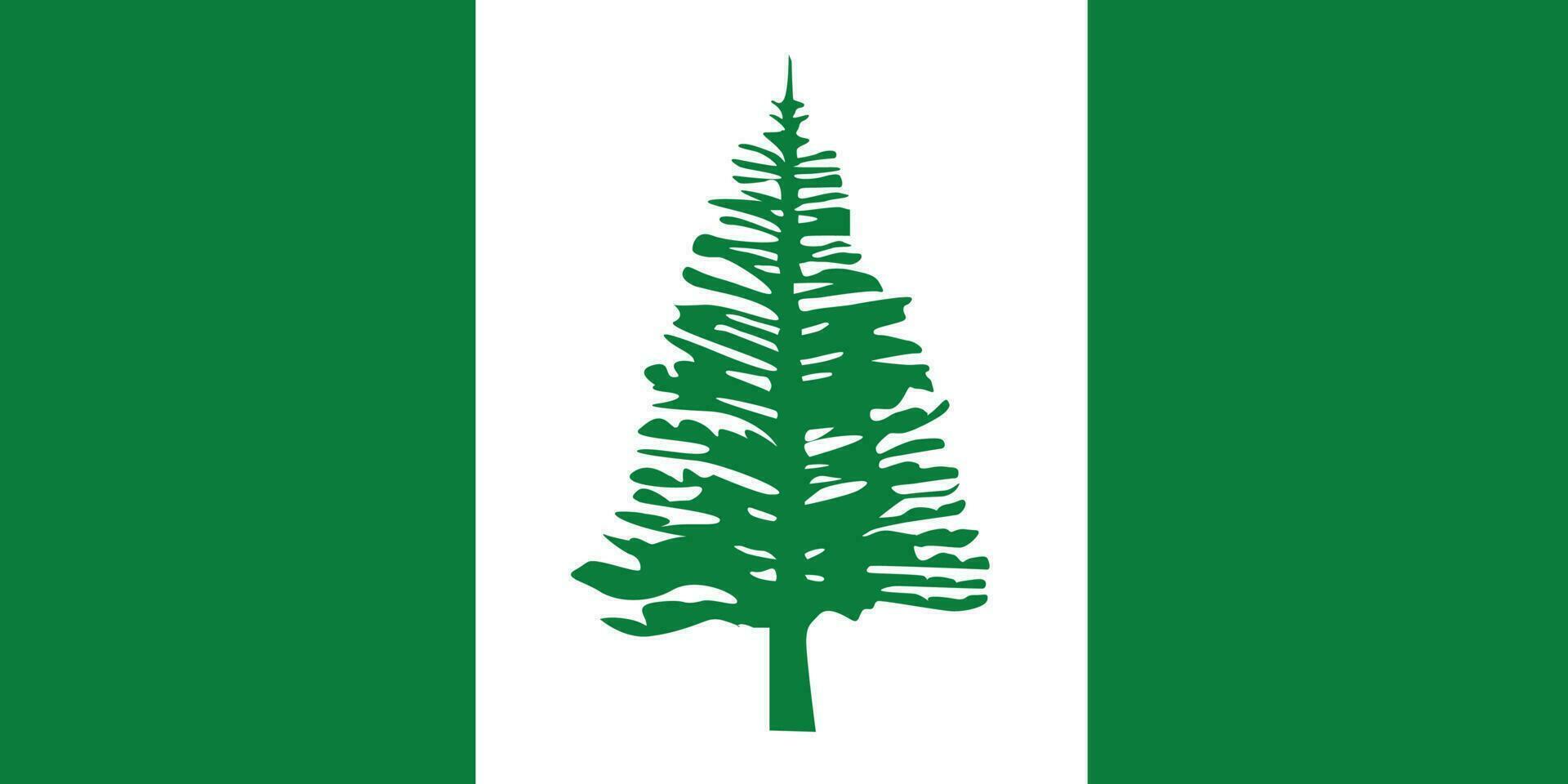 Flag of Norfolk Island.National flag of Norfolk Island vector