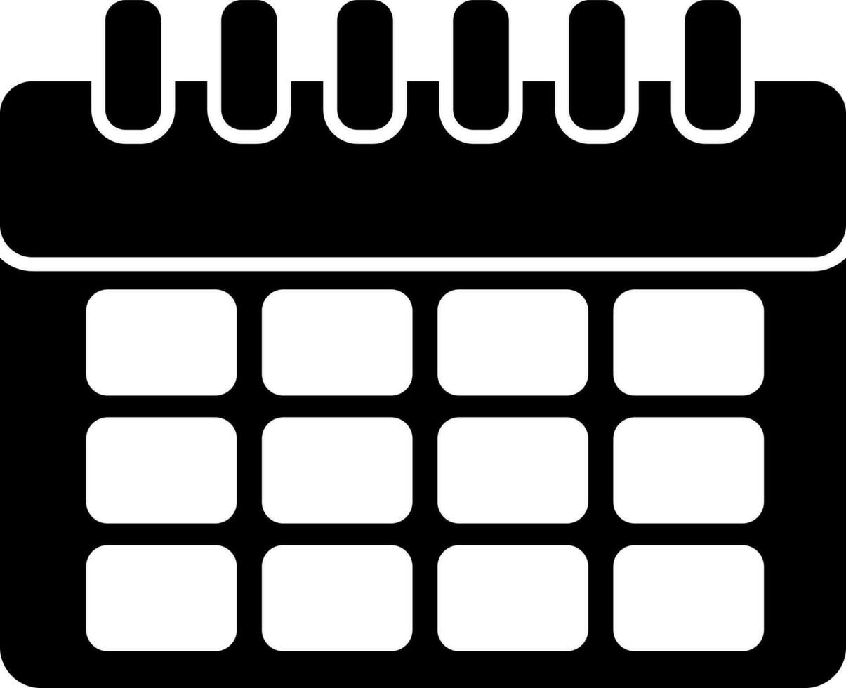 Calendar icon or symbol. vector