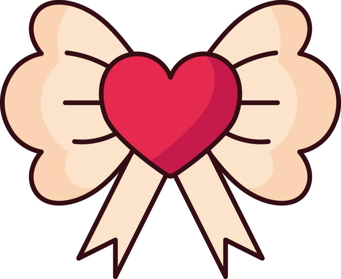 Love Ribbon Icon vector