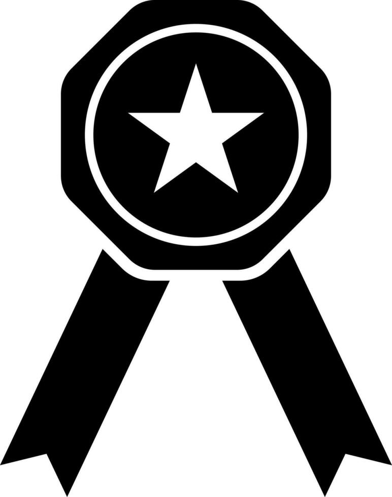 Flat style badge icon or symbol. vector