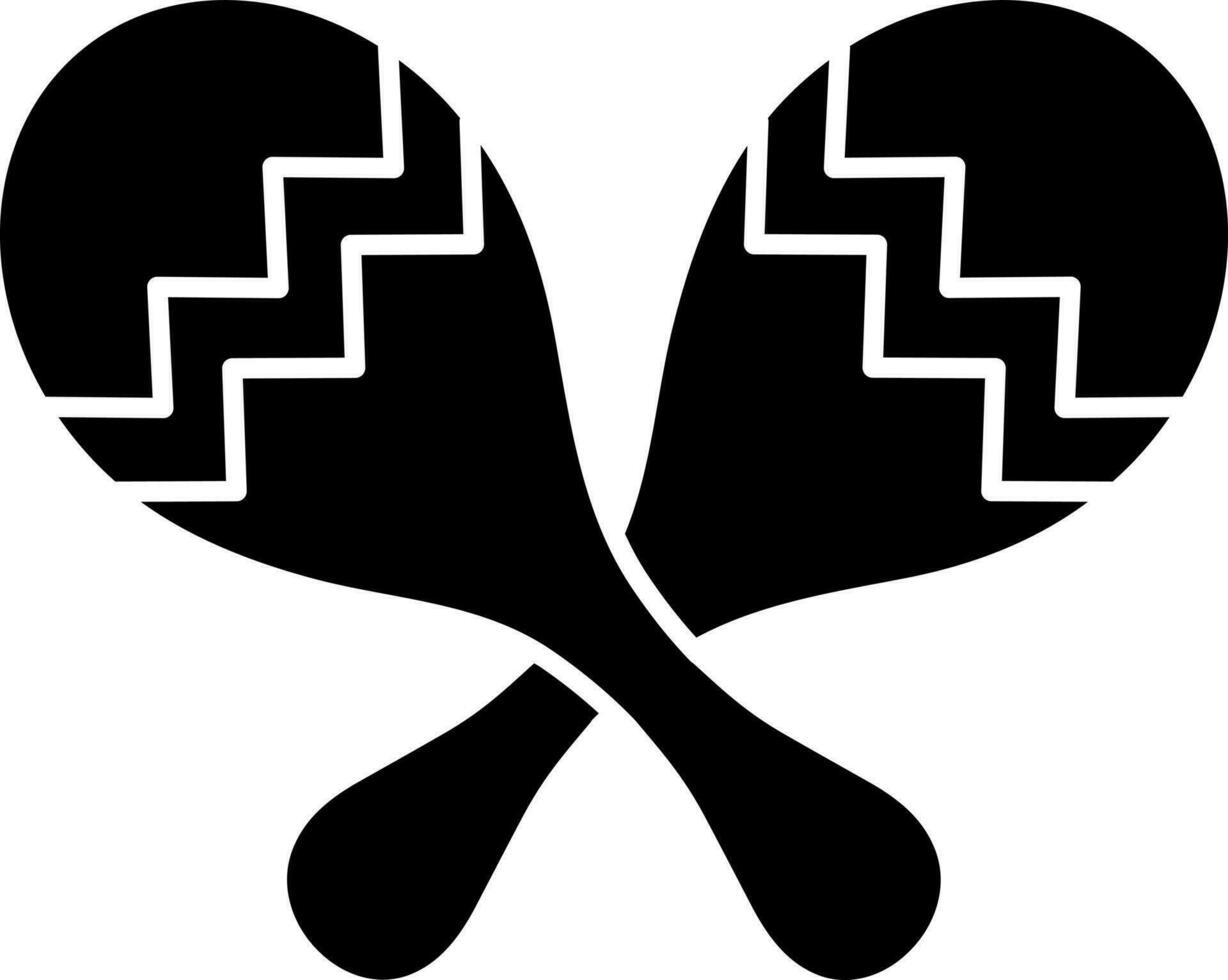 Flat illustration of maracas icon or symbol. 24339421 Vector Art at
