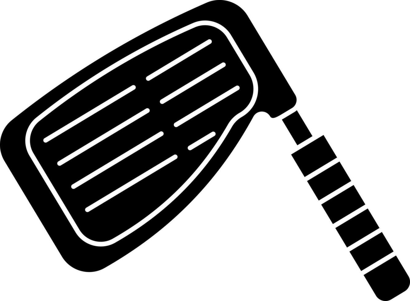 Golf stick glyph icon in flat style. vector