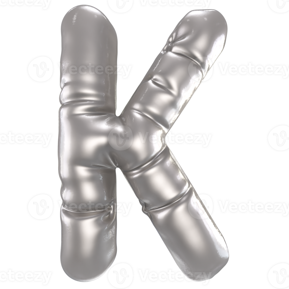 Font 3d render png