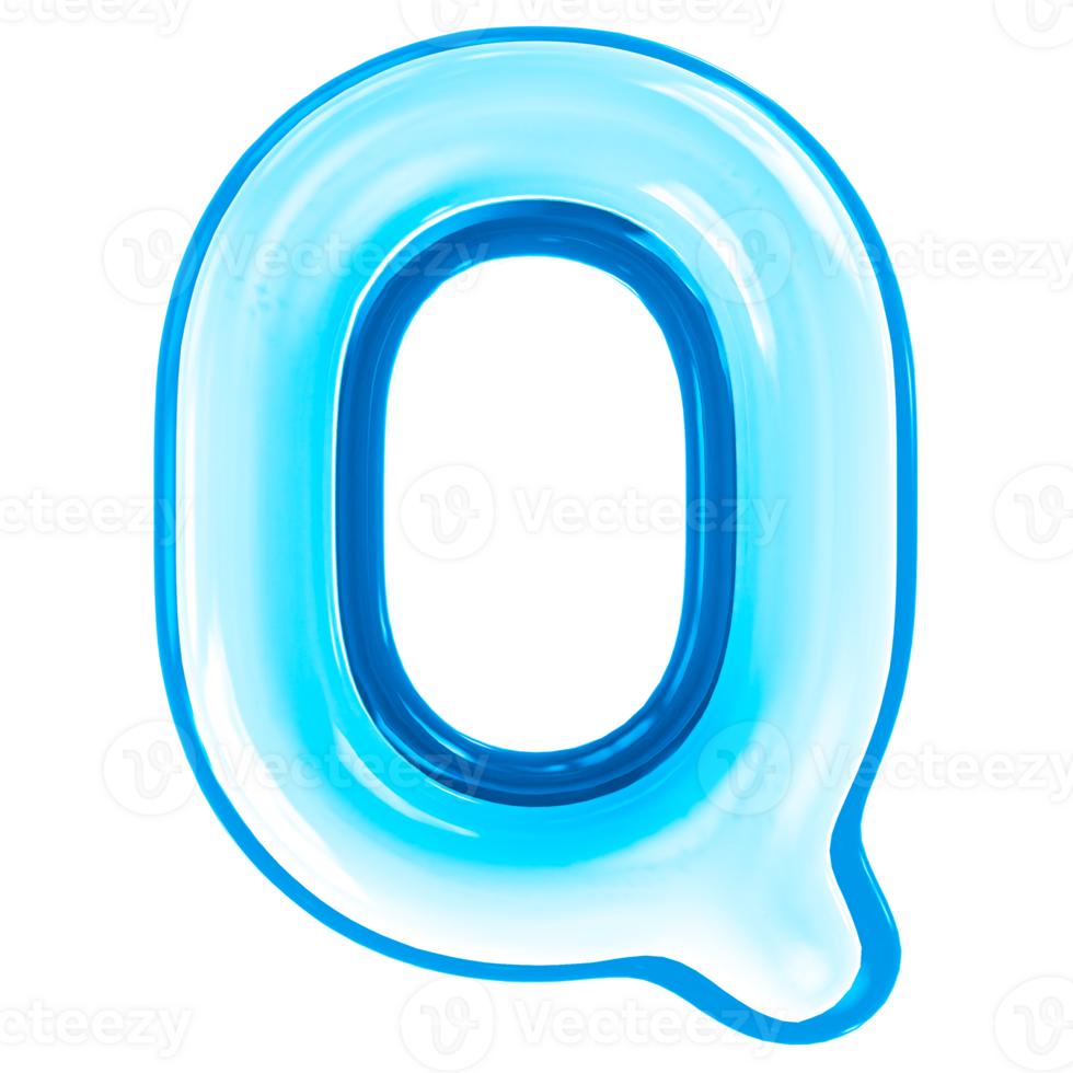 Letter 3d render png