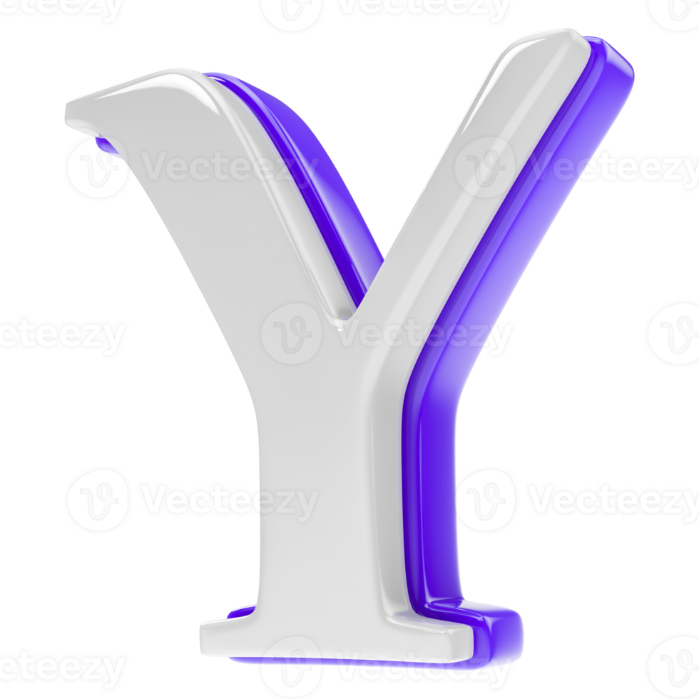 font 3d render png