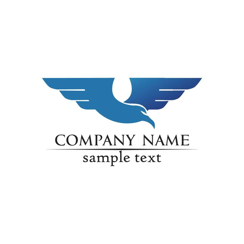 Falcon Wings Logo Template vector icon logo design app