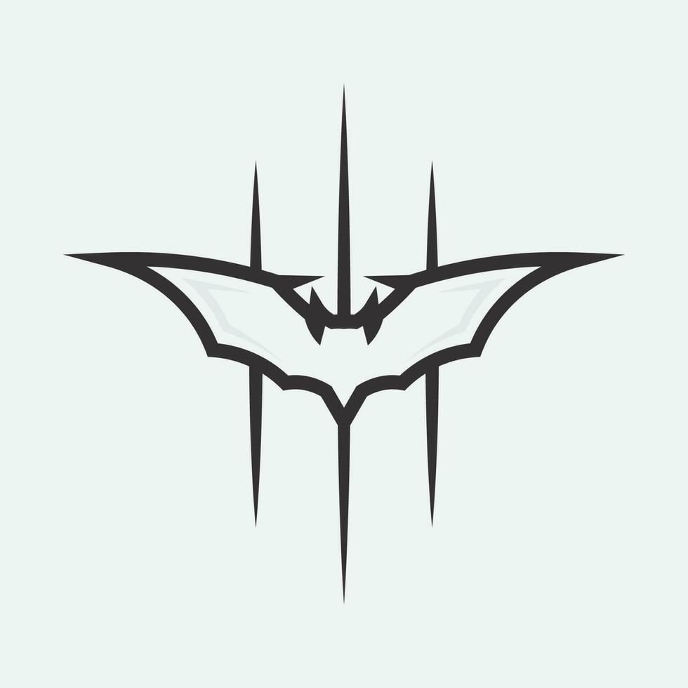 Bat logo animal and vector, wings, black, halloween, vampire, gothic, illustration, design bat icon vector