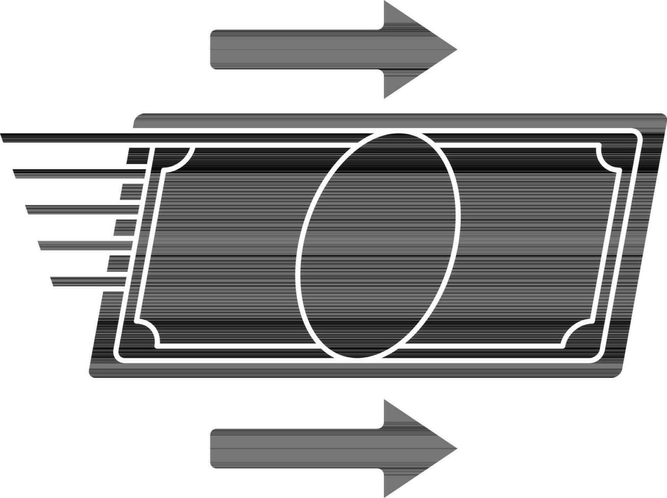 Online money transfer. vector