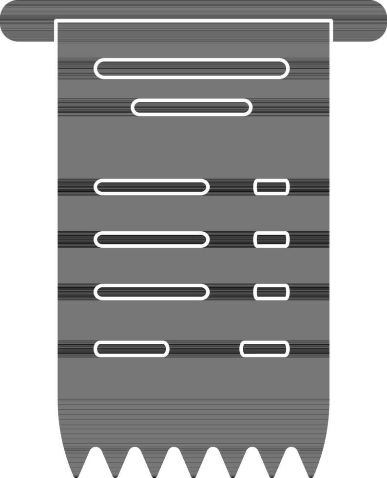 Bank terminal in flat style illustration. vector