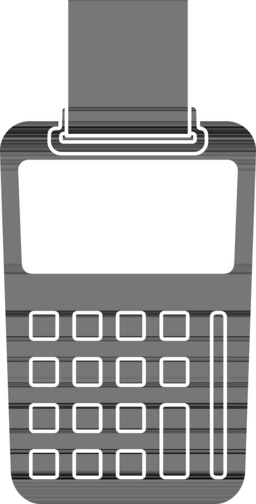 utilizando pos terminal en plano estilo. vector