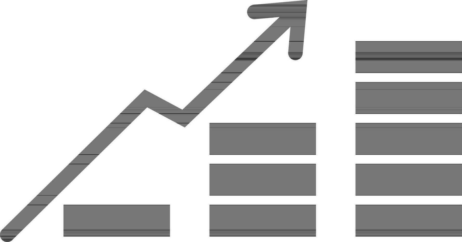 Black statistics on white background. vector