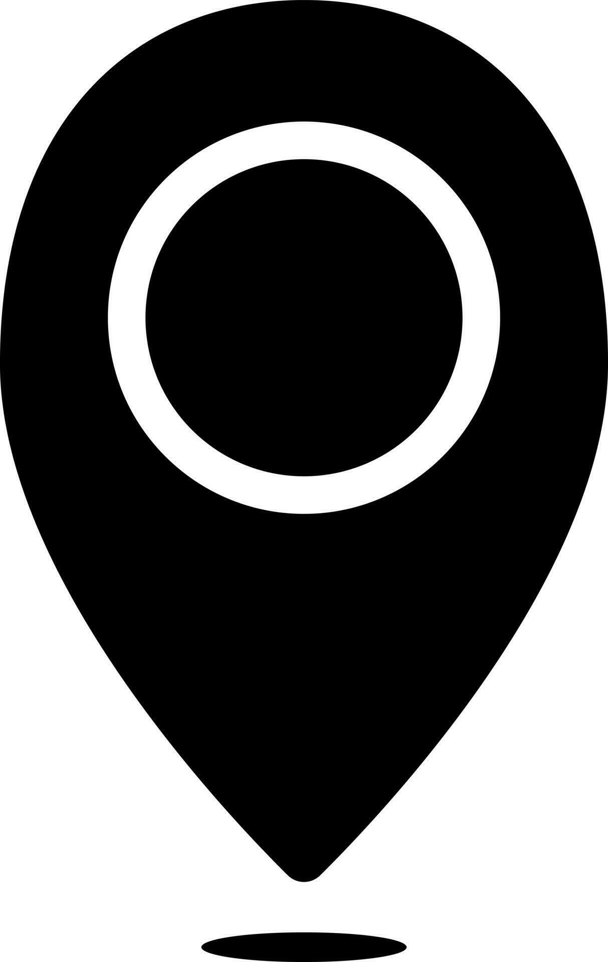 Isolated map pointer in flat style. 24340497 Vector Art at Vecteezy