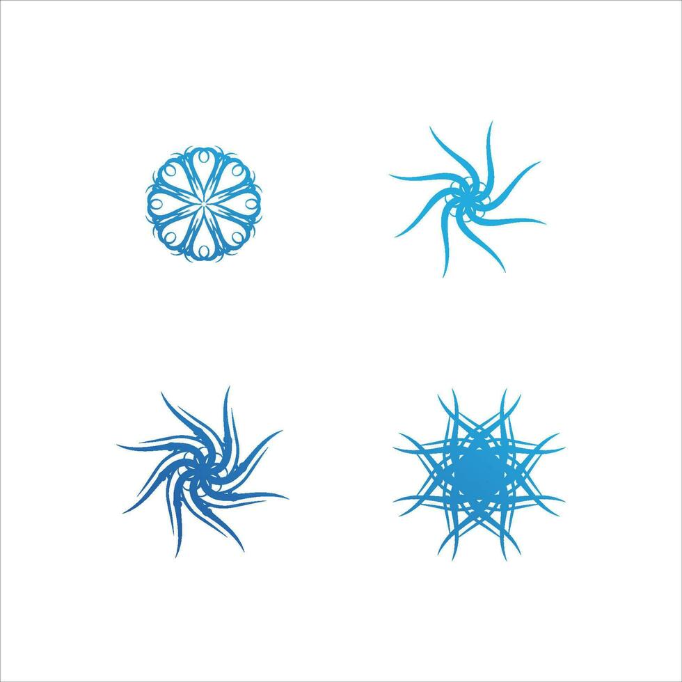 Water wave icon vector