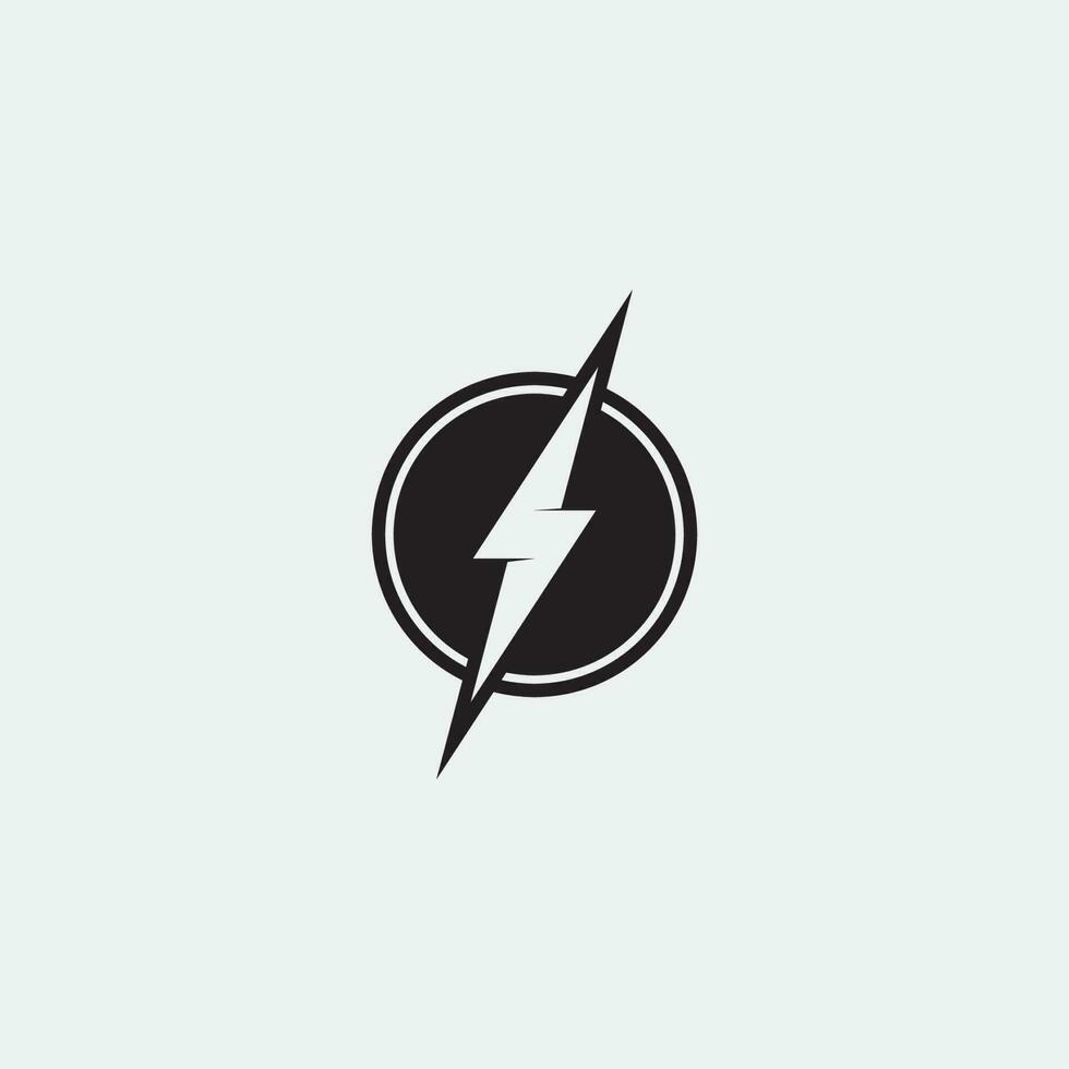 flash electric Vector lightning icon logo and symbols