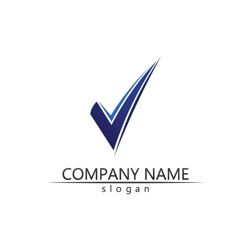 V Letter Logo Template vector