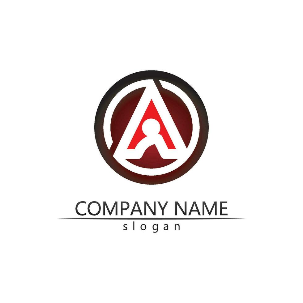 A Letter Logo Template vector