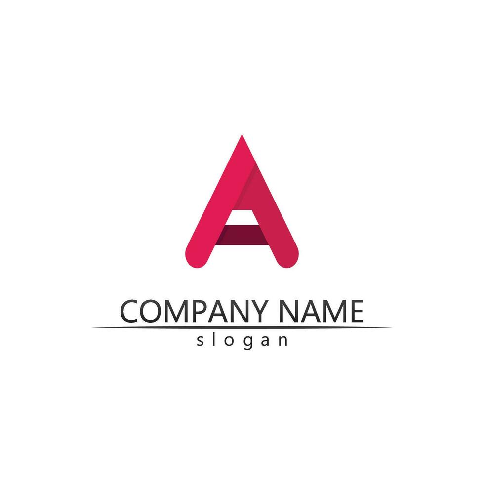A Letter Logo Template vector