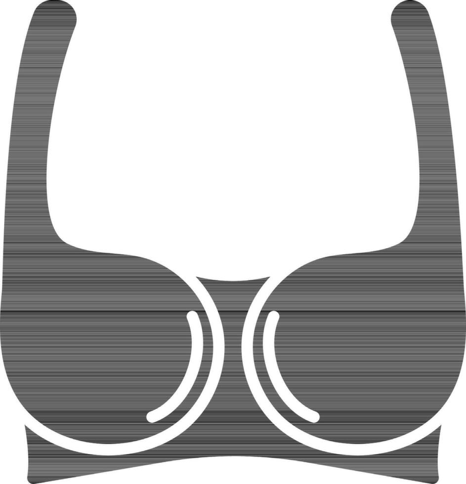 Illustration of Bra Icon. vector