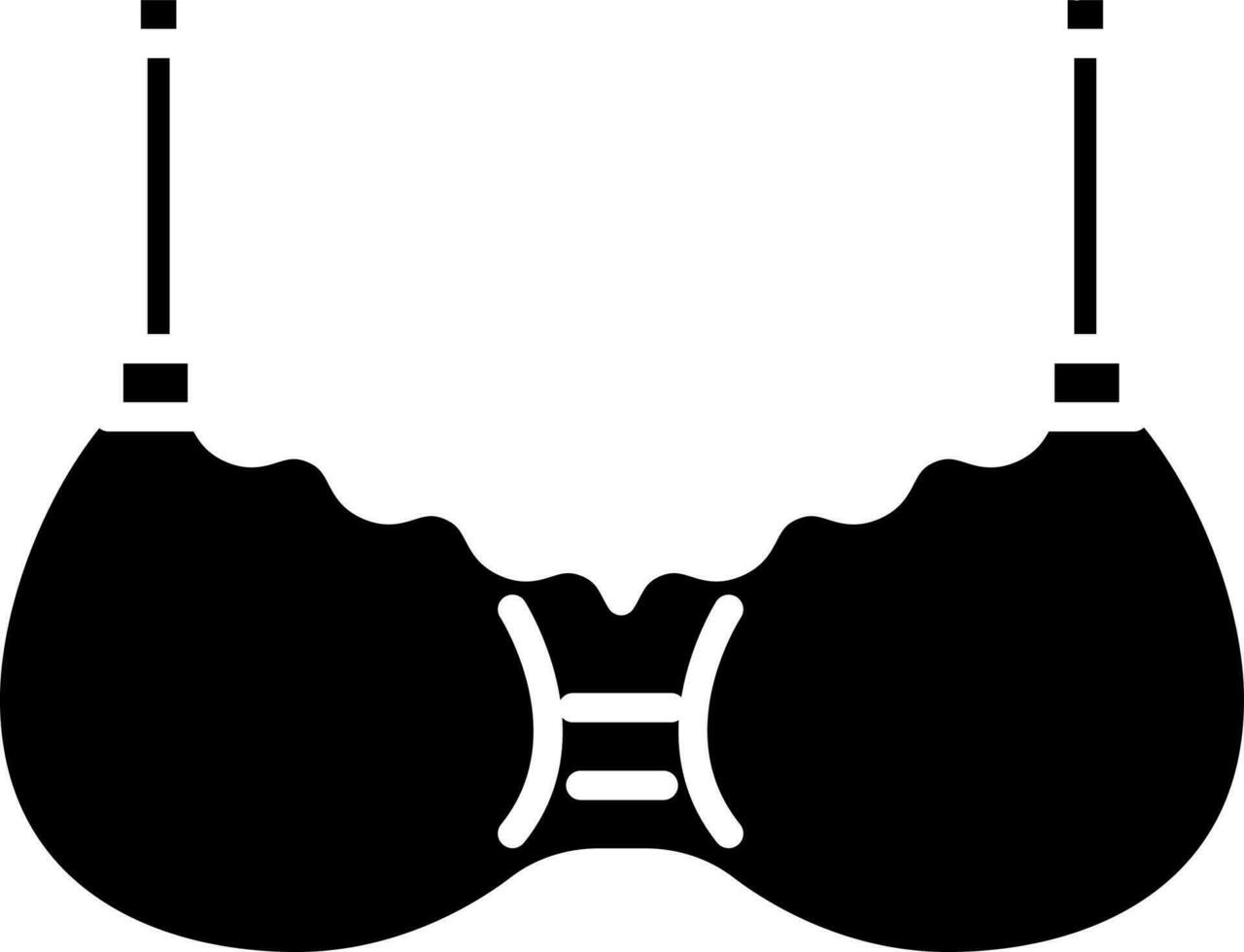 Isolated Bra Icon. vector