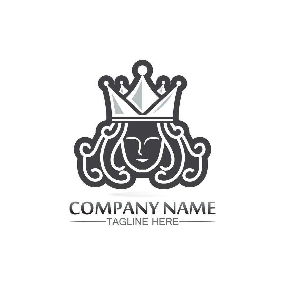 Crown Logo Template vector icon