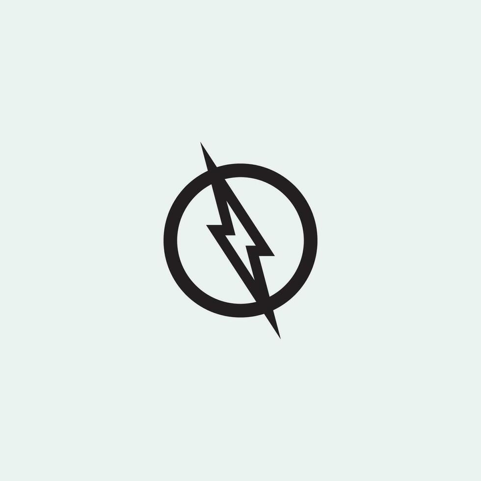 flash electric Vector lightning icon logo and symbols