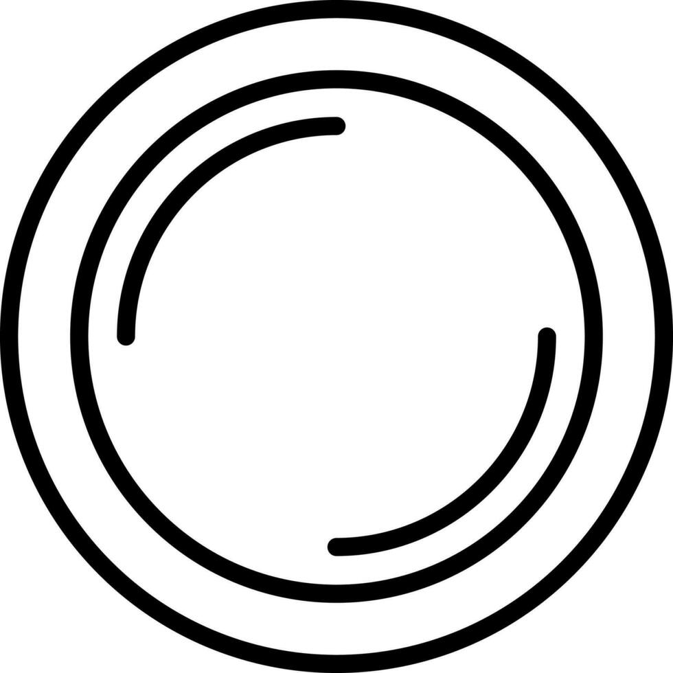 Vector Illustration of Coin Icon In Flat Style.