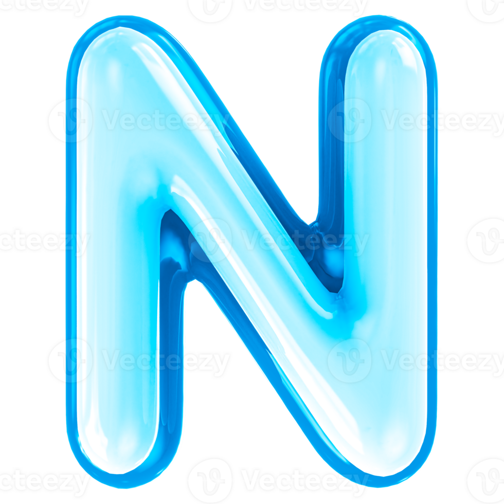 Letter 3d render png
