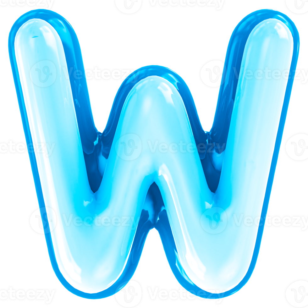 Letter 3d render png