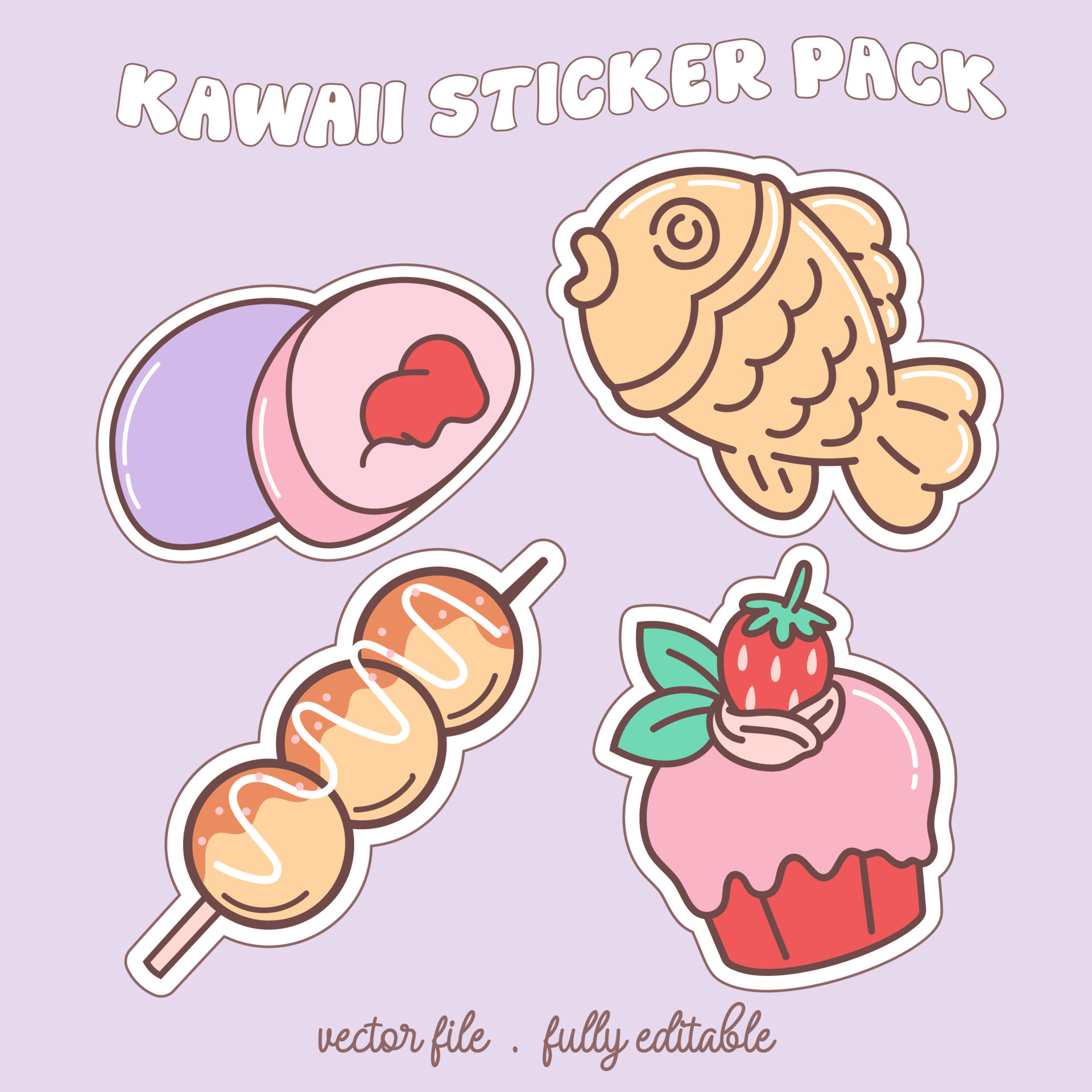 Japanese food Stickers - Free food Stickers