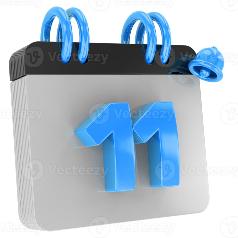 calendar 3d render png