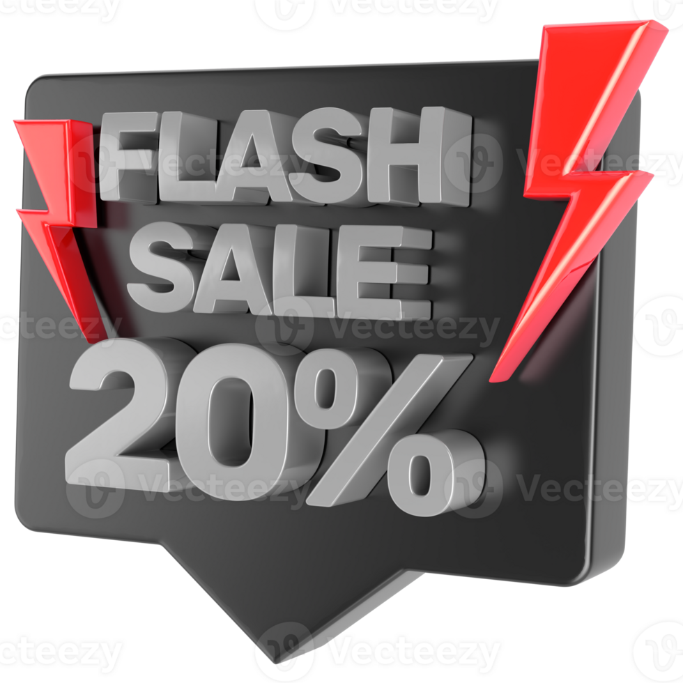 Flash sale 3d render png