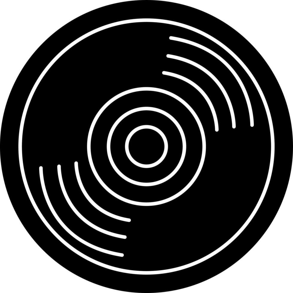Vector illustration of cd Compact Disk icon.