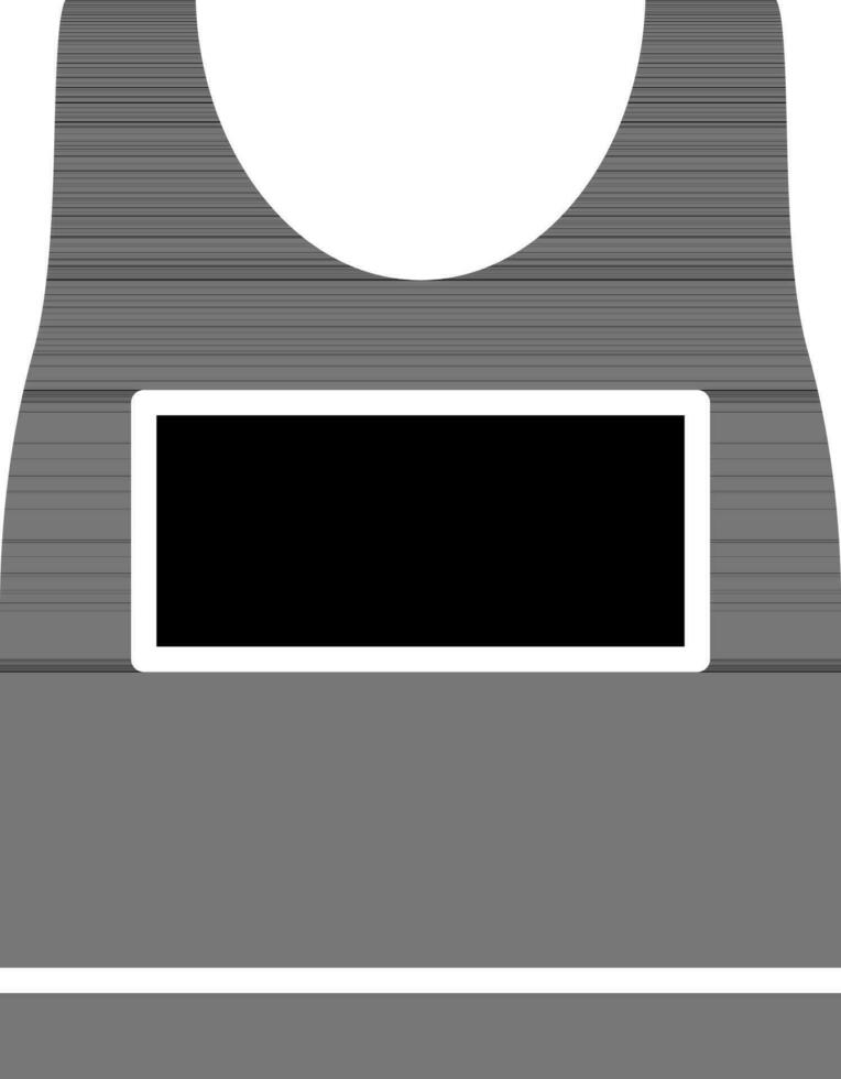 Isolated Tank Top in Flat Style. vector