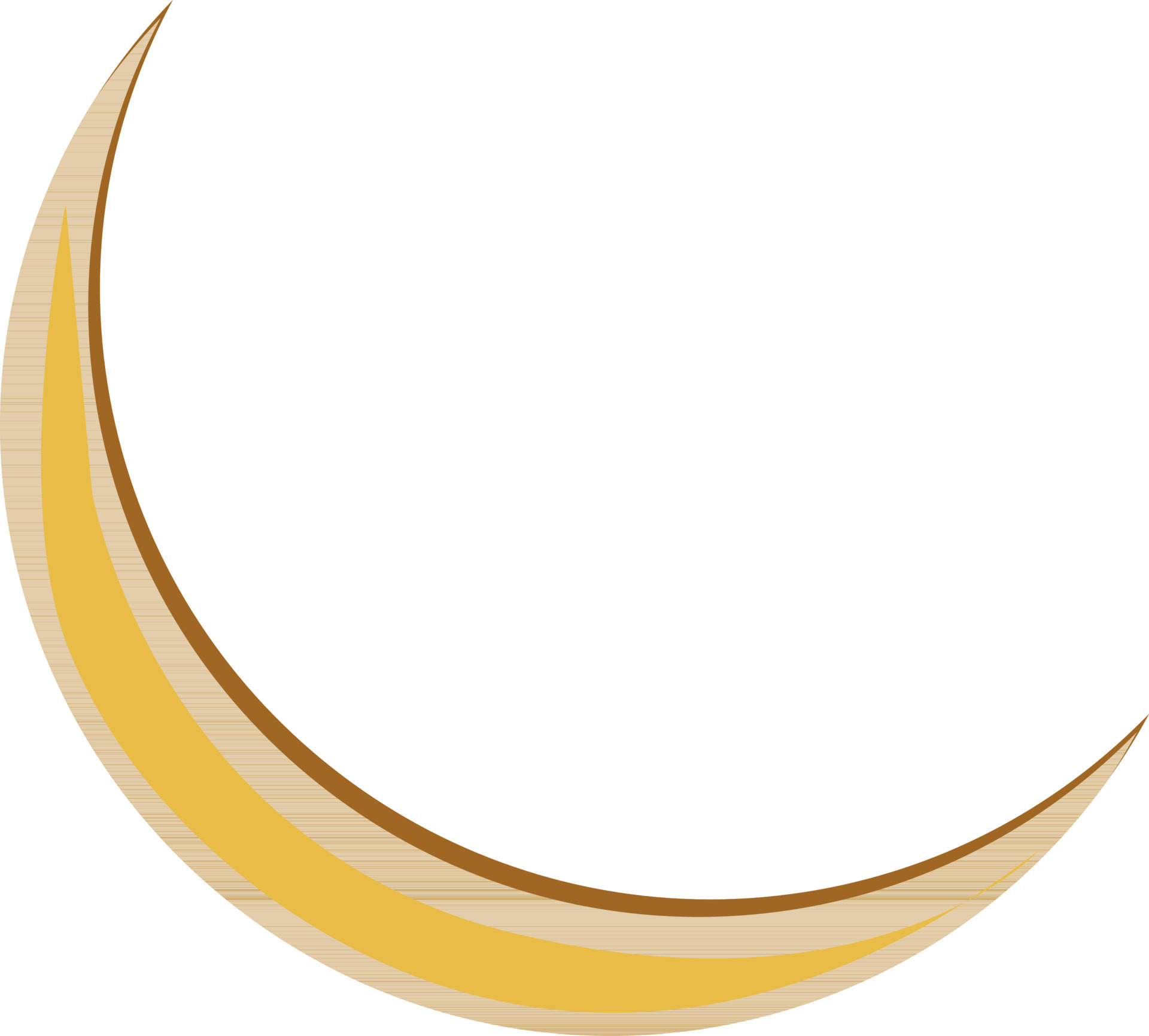 Isolated view of moon in yellow color. 24342434 Vector Art at Vecteezy