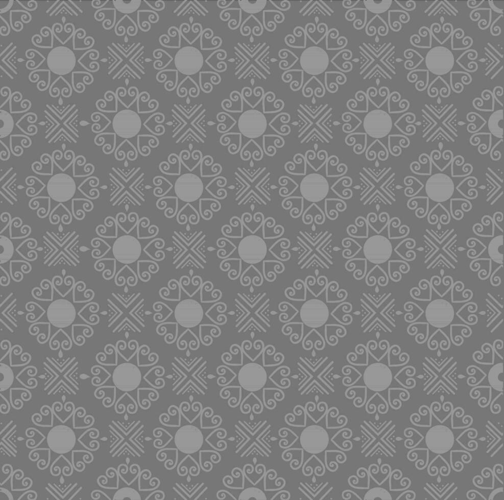 Seamless abstract background with boho desing pattern. vector