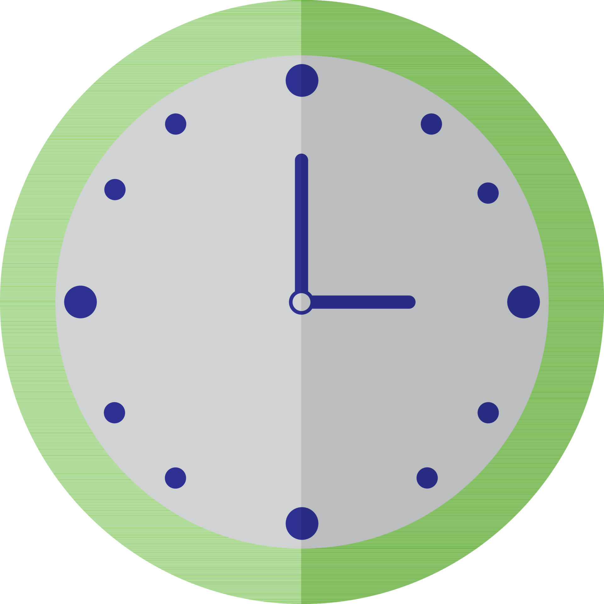 Wall Clock Icon For Watching Time With Half Shadow 24342595 Vector Art wall-clock-icon-for-watching-time-with-half-shadow-24342595-vector-art
