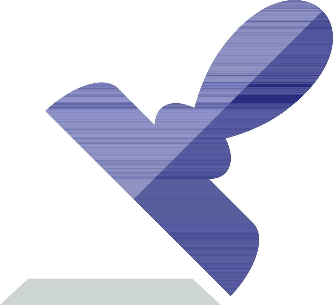 Half shadow of stamp icon for office work. vector