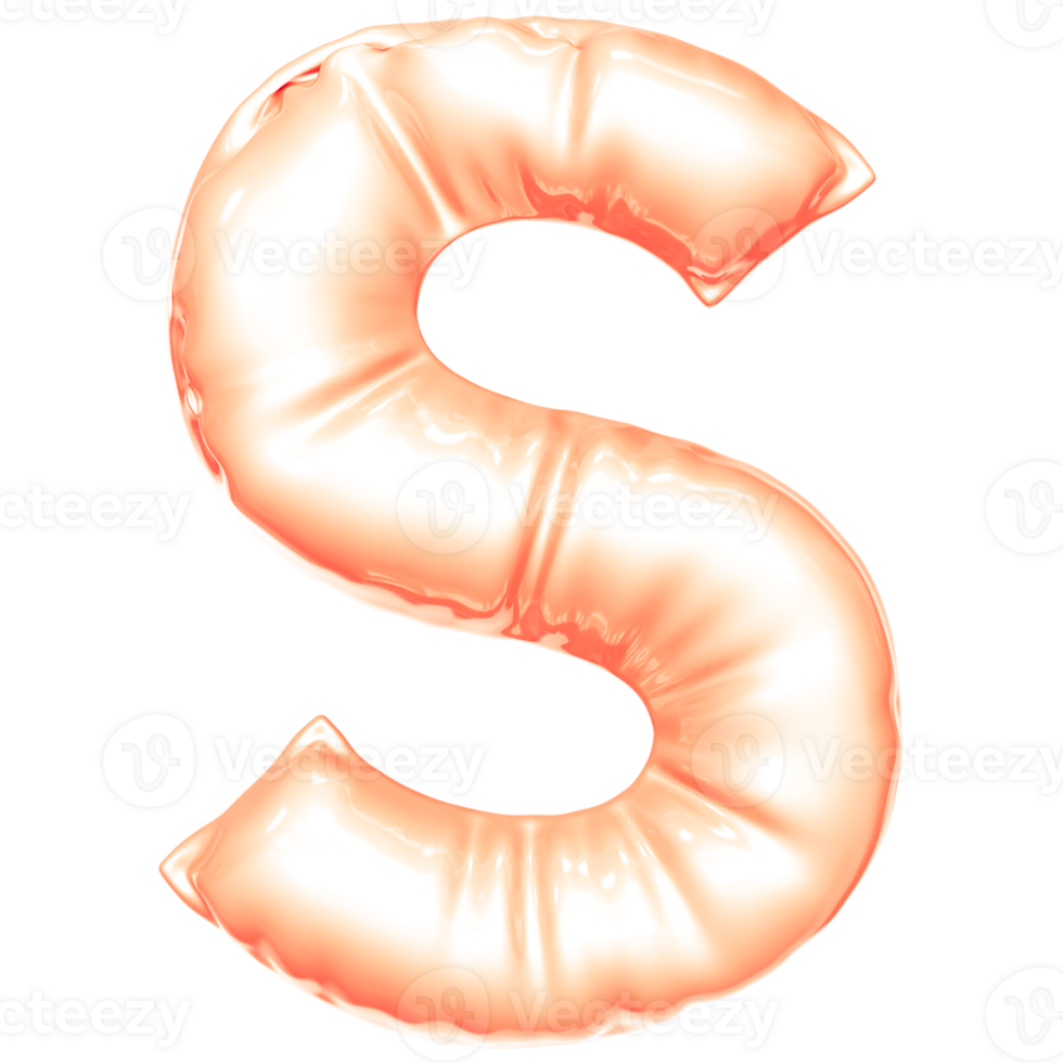 Font s 3D Render png