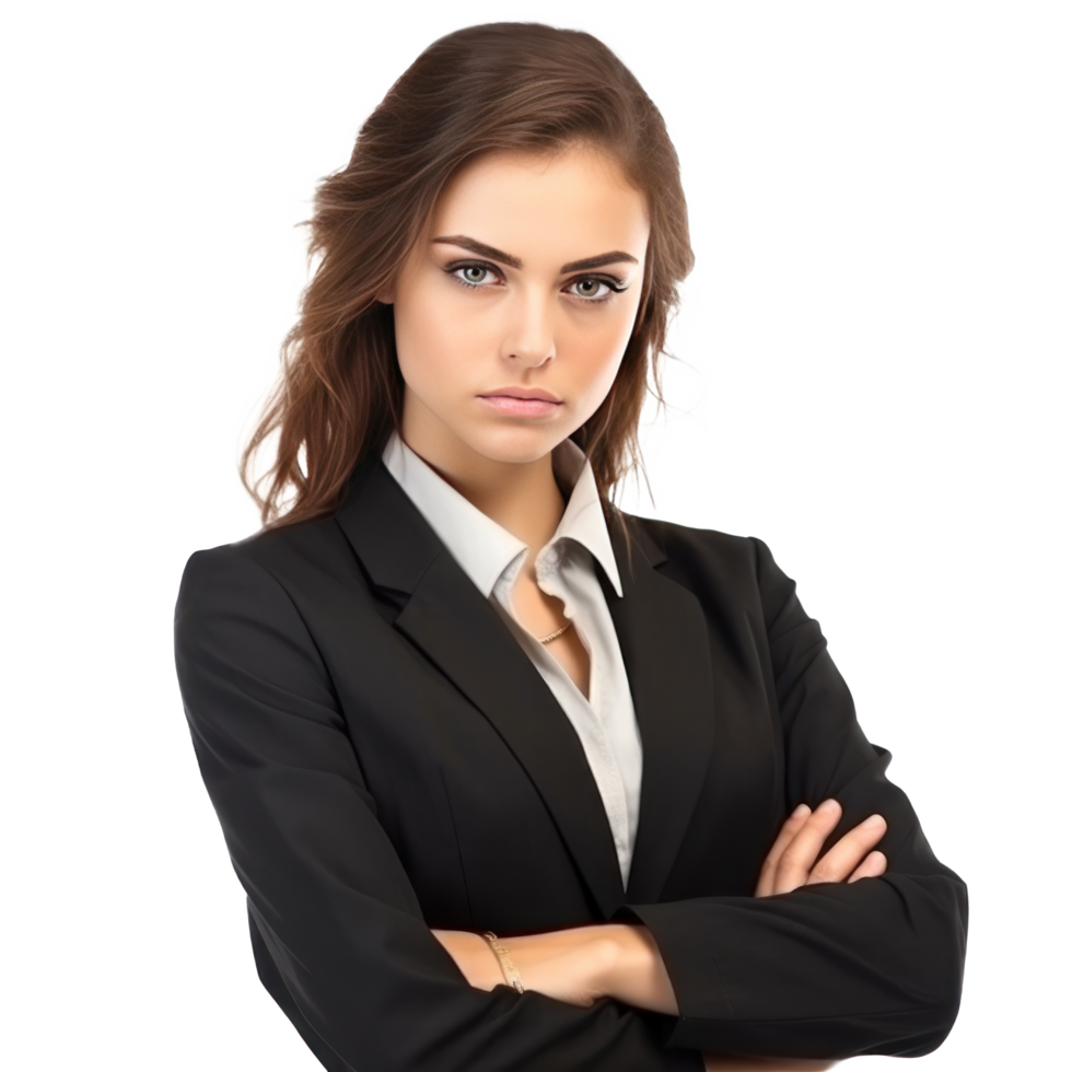 Business woman isolated. Illustration png