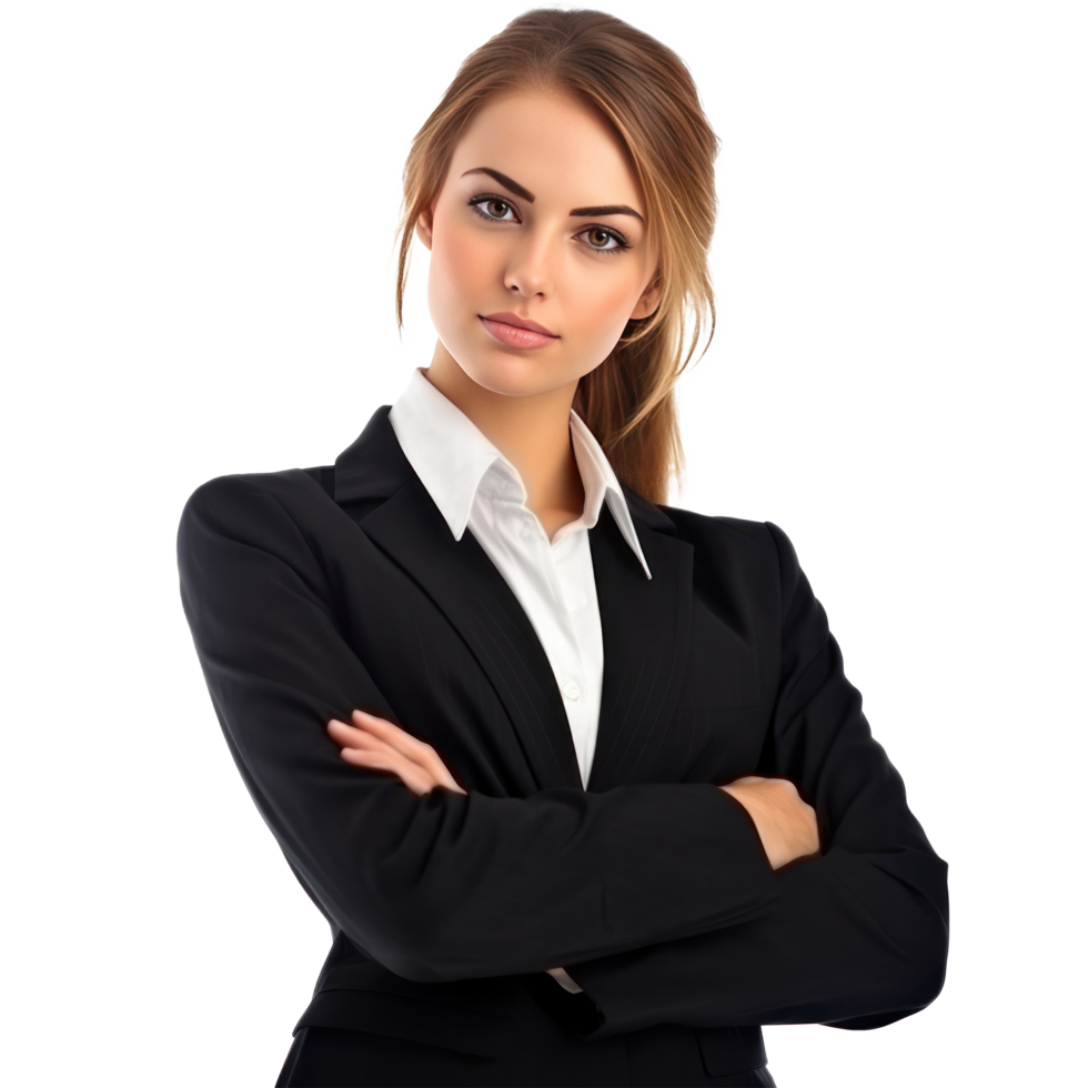 Business woman isolated. Illustration png