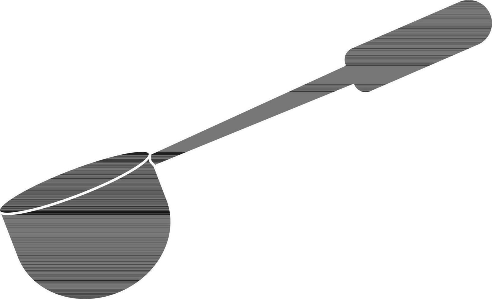 Frying pan in black color. vector