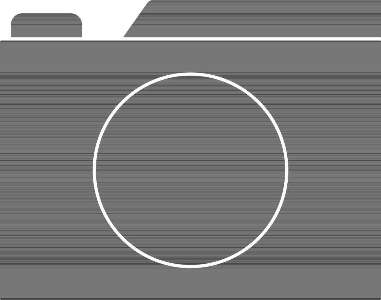 Illustration of a camera. vector