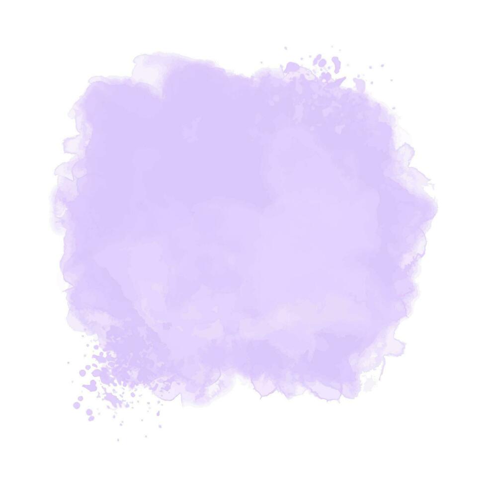 abstract watercolor hand drawn background, light lavender color vector