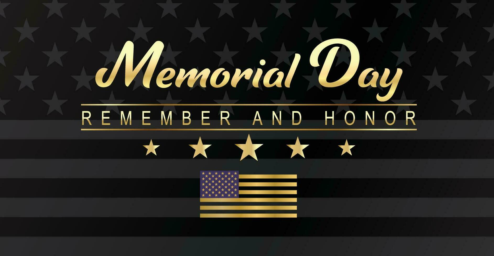 Memorial day USA vector eps