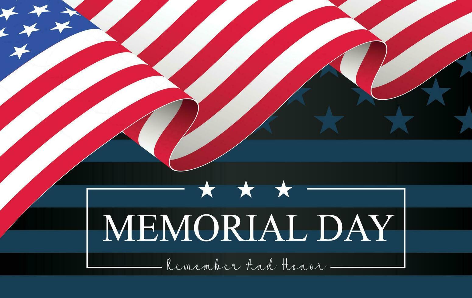 Memorial day vector scalable eps