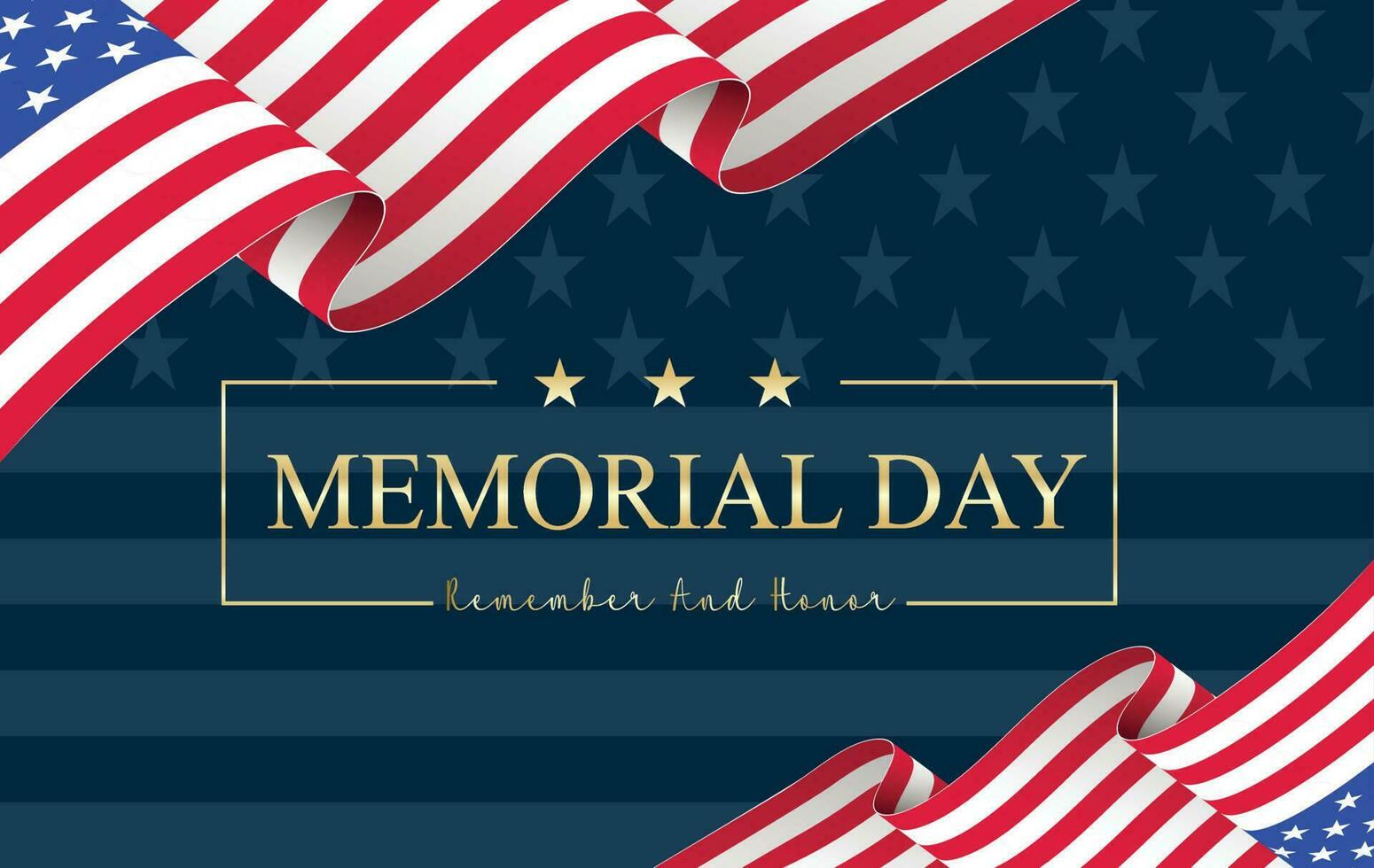 Memorial day vector