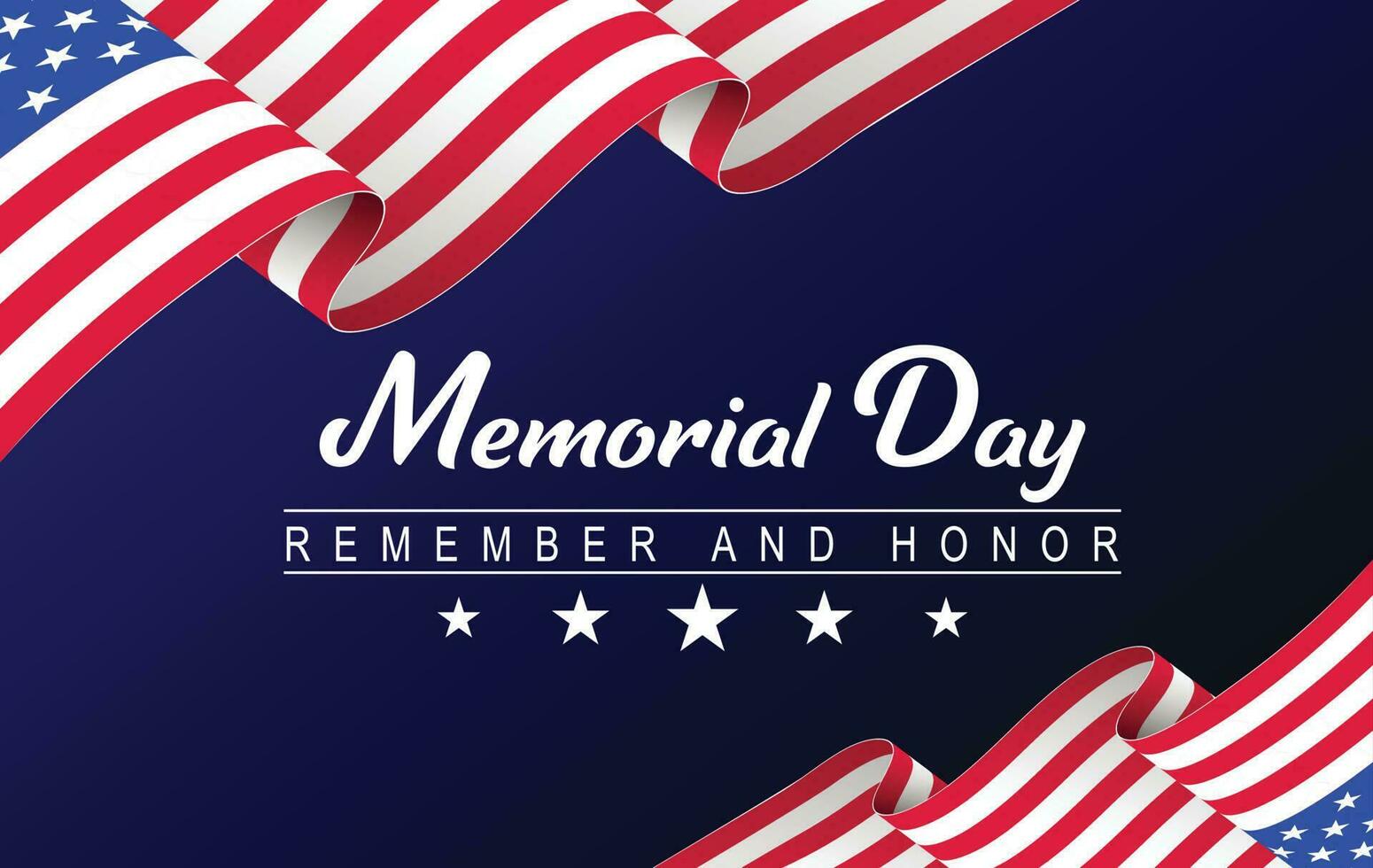 Memorial day vector