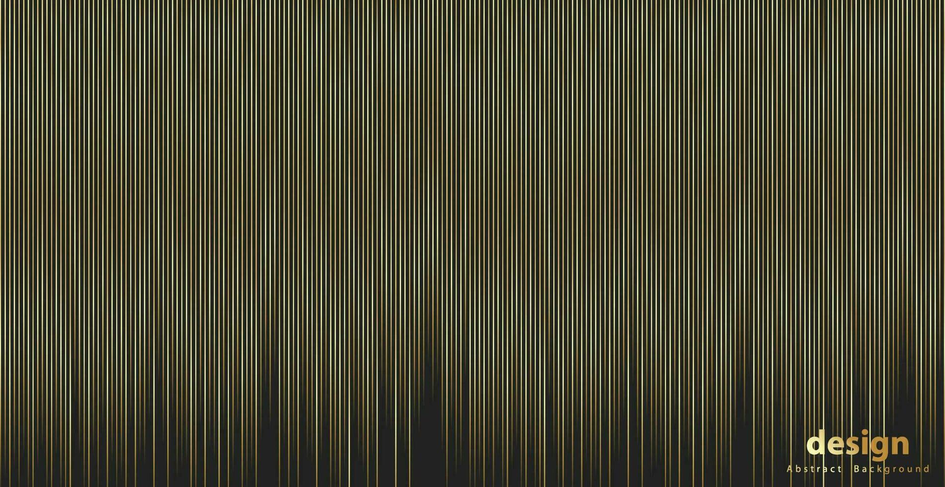 Abstract pattern golden line. Design stripe gold on black background. Modern luxury concept. Vector illustration